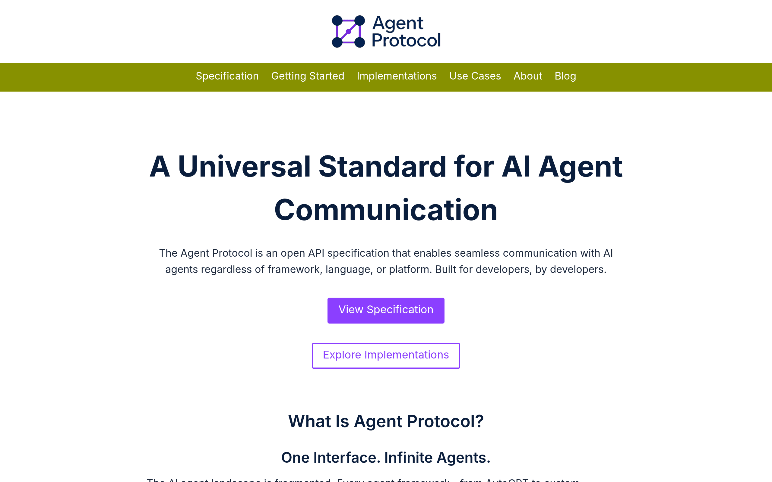 Agent Protocol
