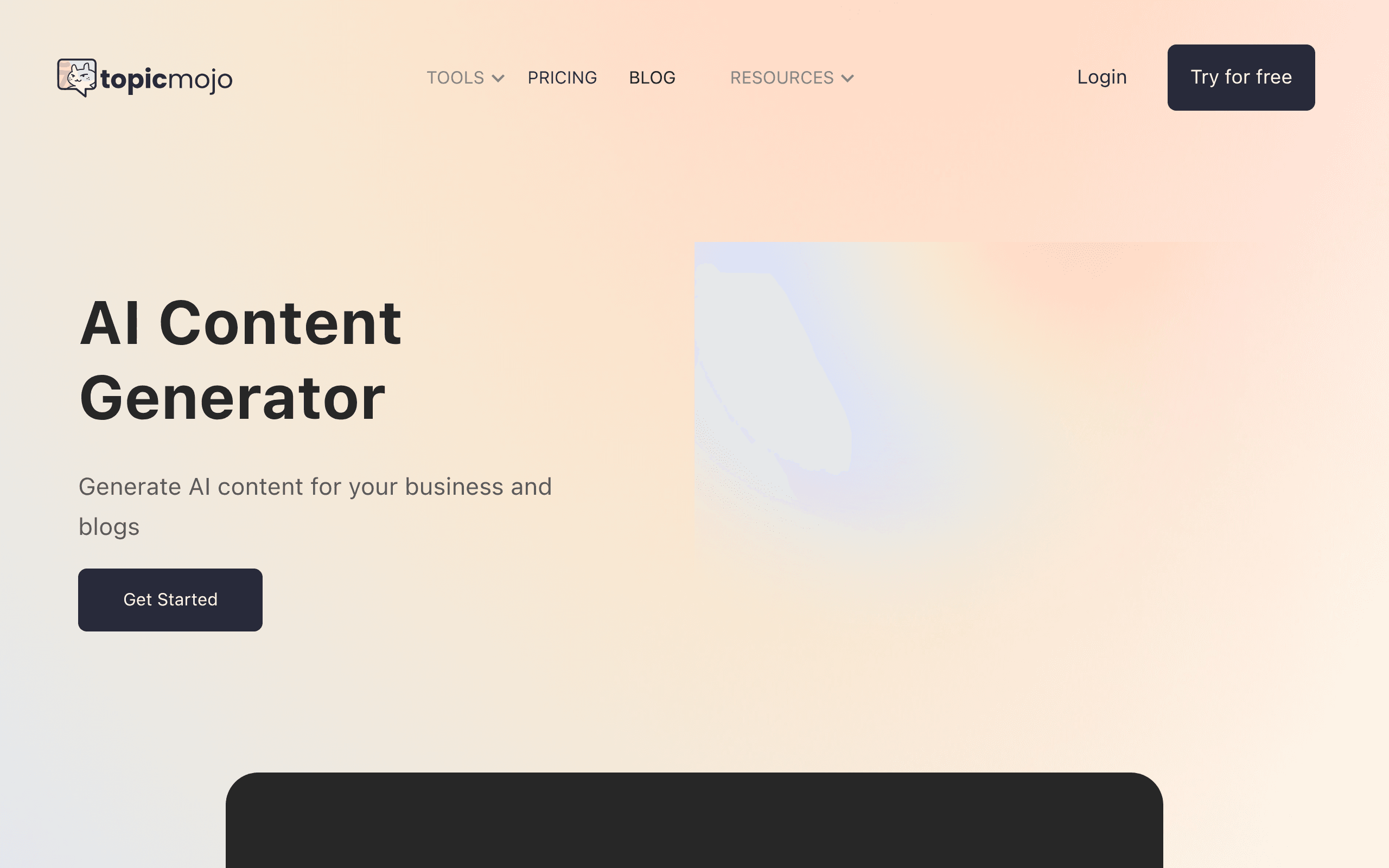 AI Content Generation - Topic Mojo
