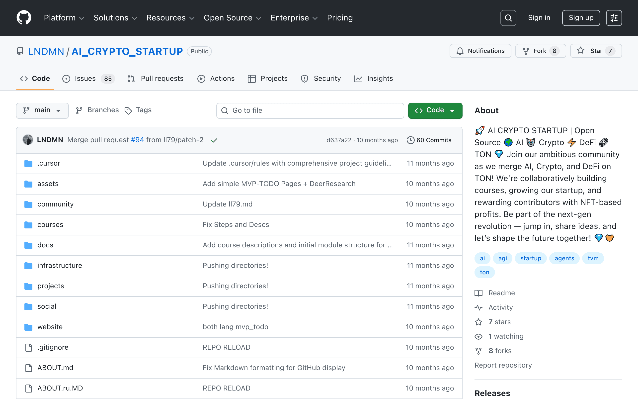 AI Crypto Startup Bot