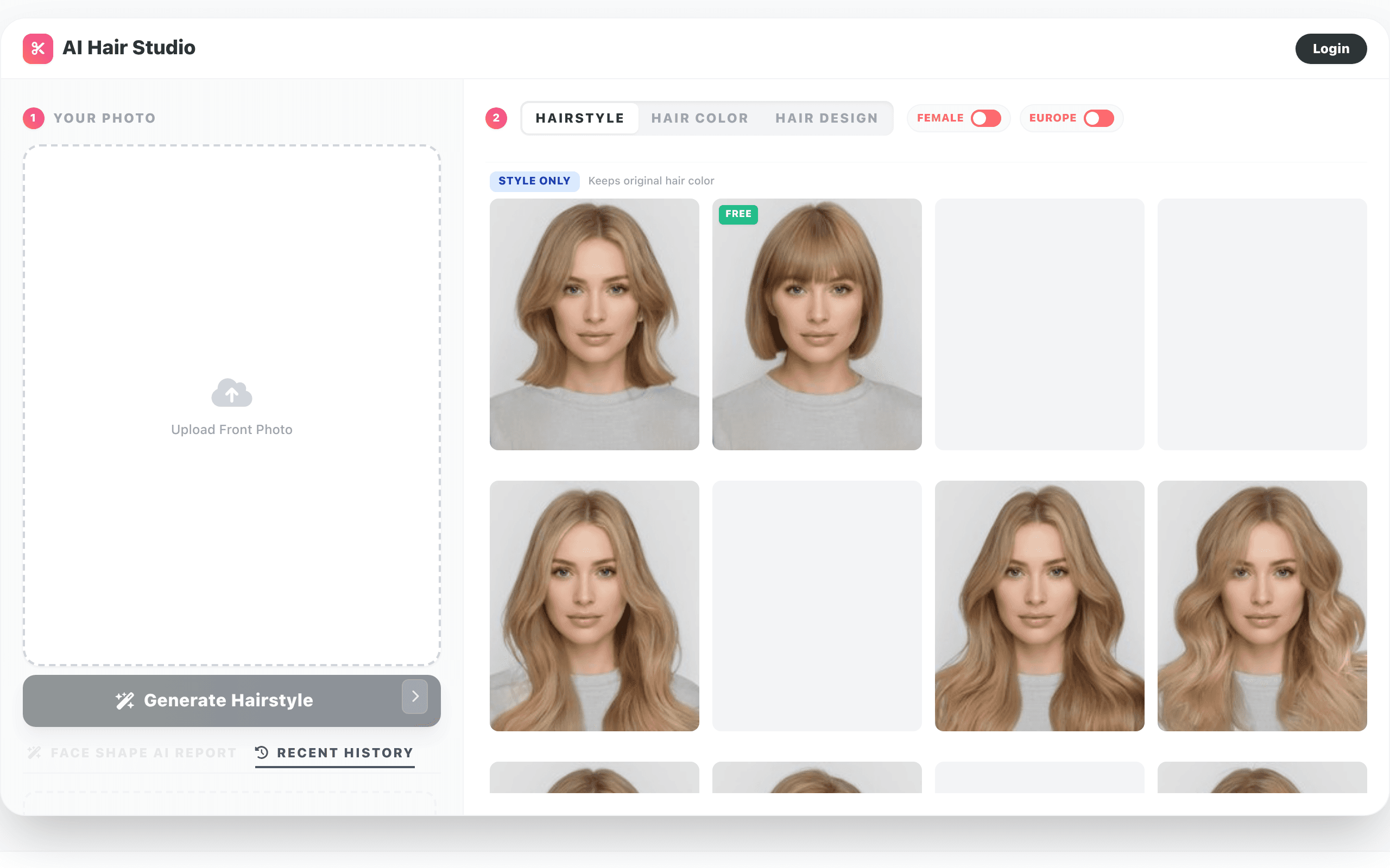 AI Hair Studio
