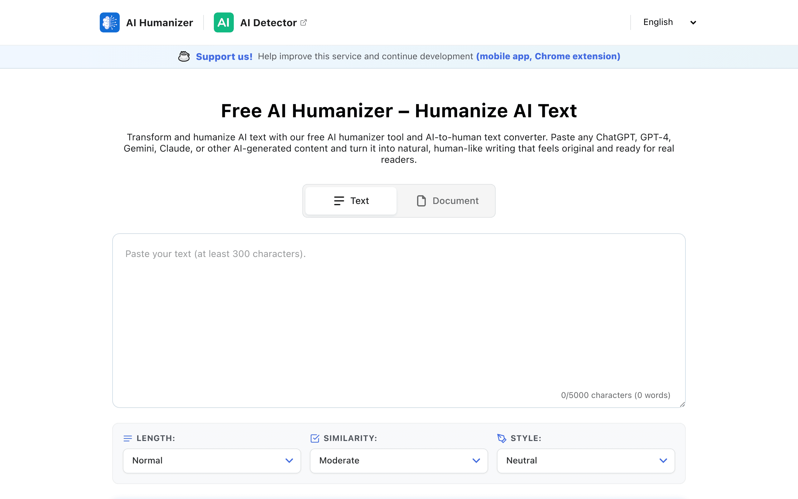 AI Humanizer Tool