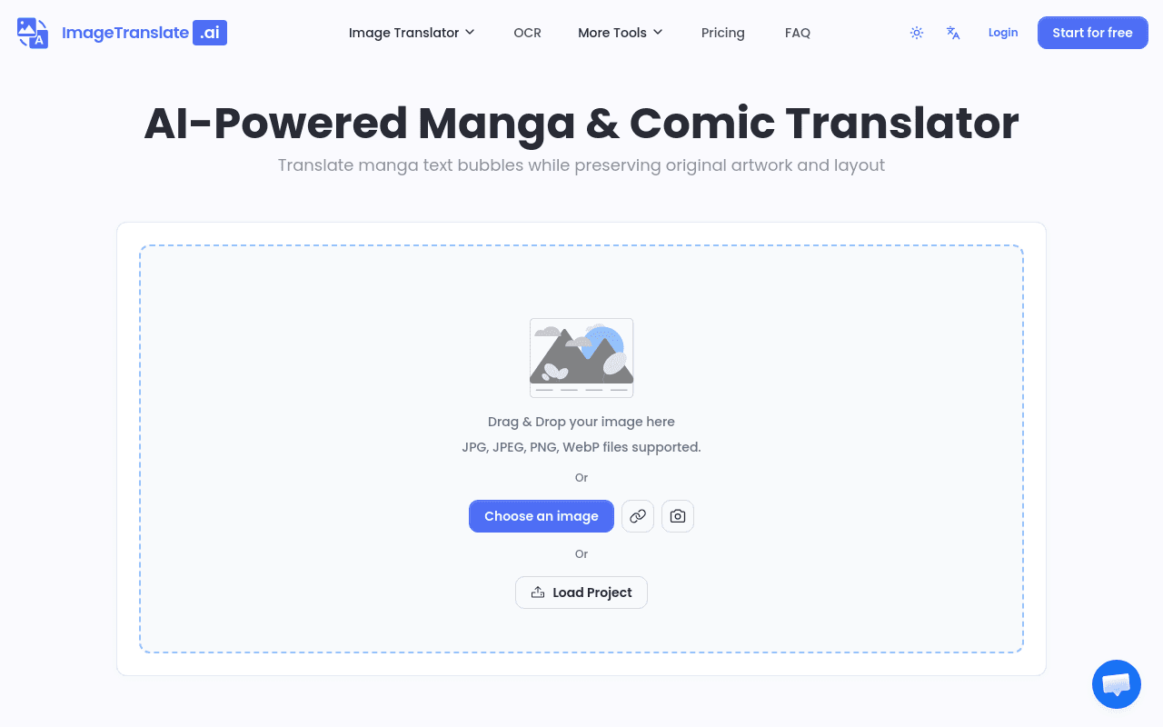 AI Manga Translator - ImageTranslate.AI