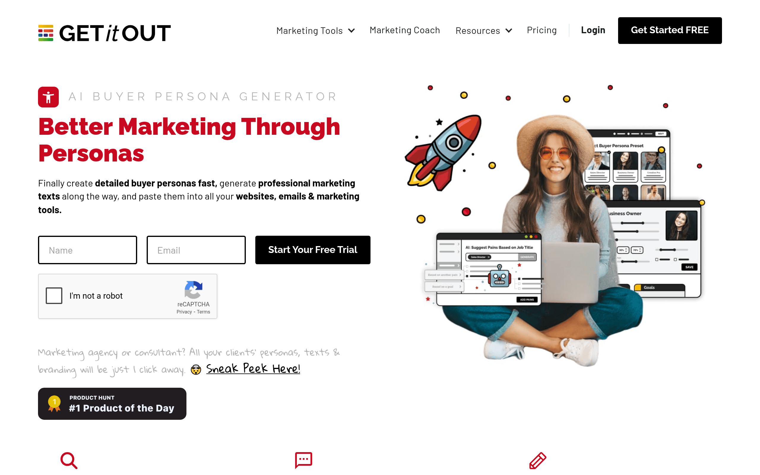 AI Persona Generator by GETitOUT