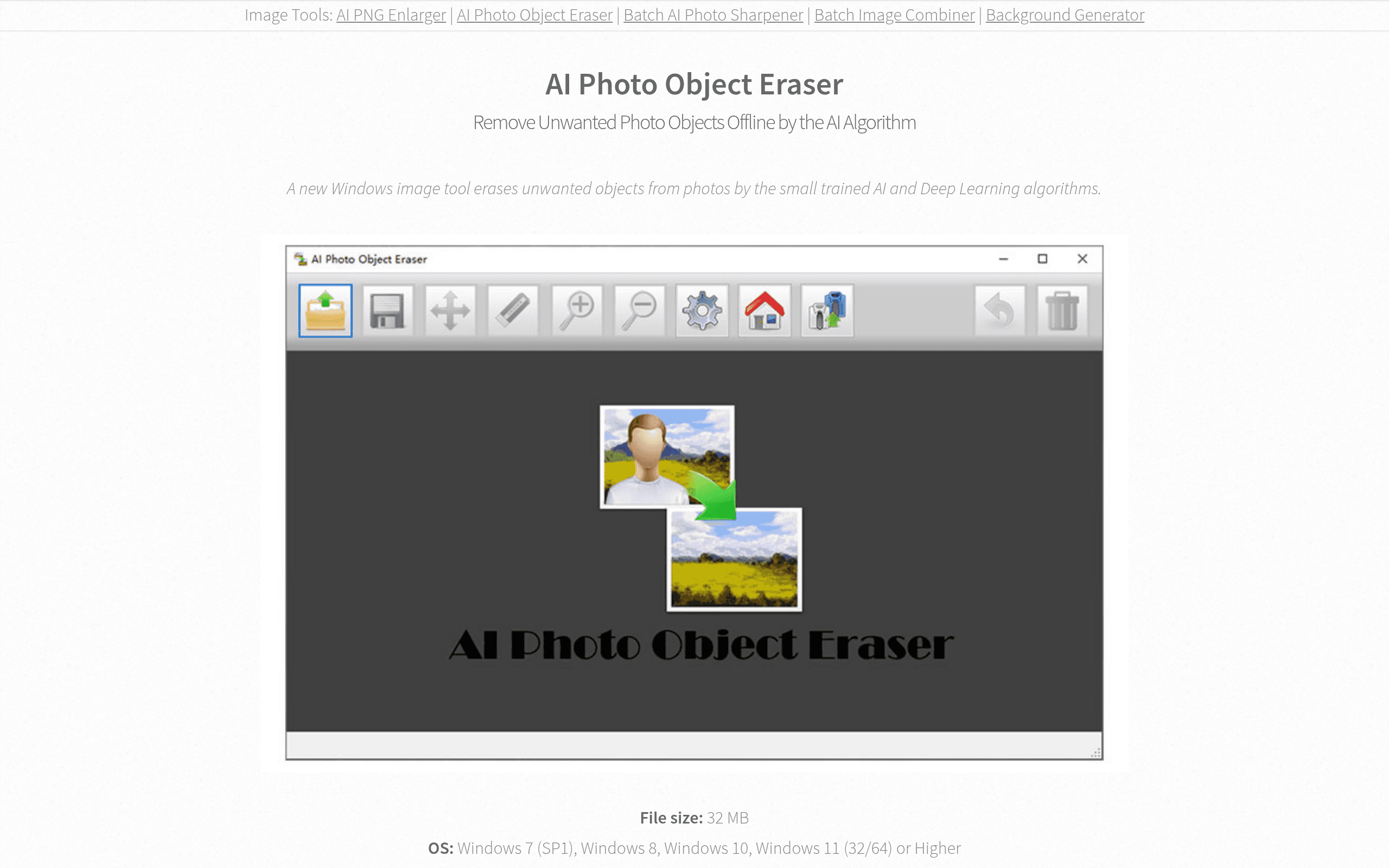 AI Photo Object Eraser