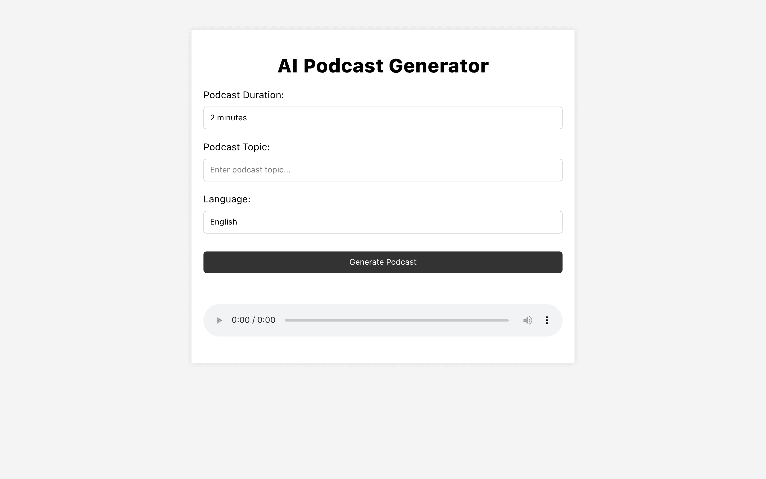 AI Podcasts