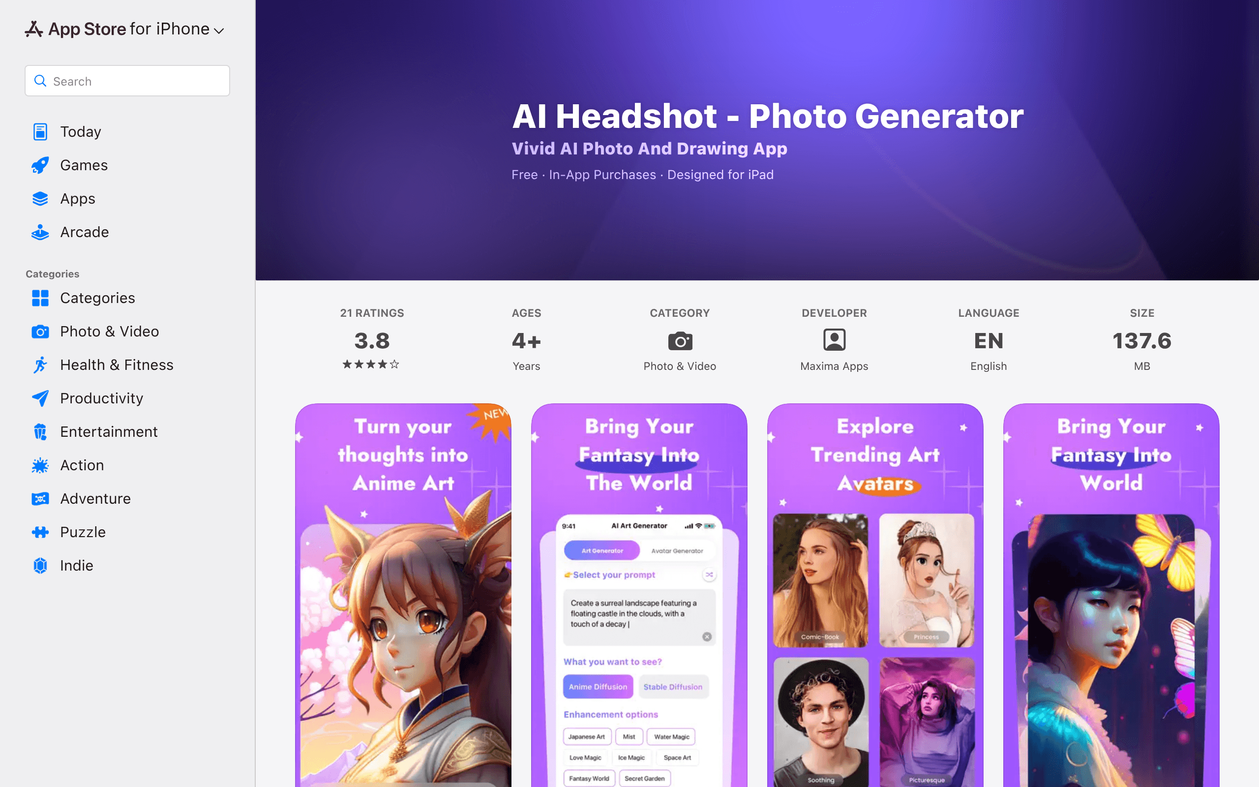 AI Portrait Generator