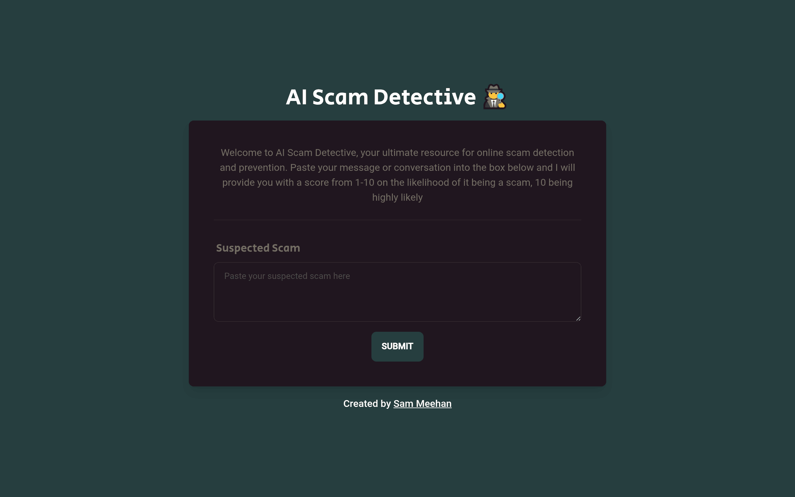 AI Scam Detective