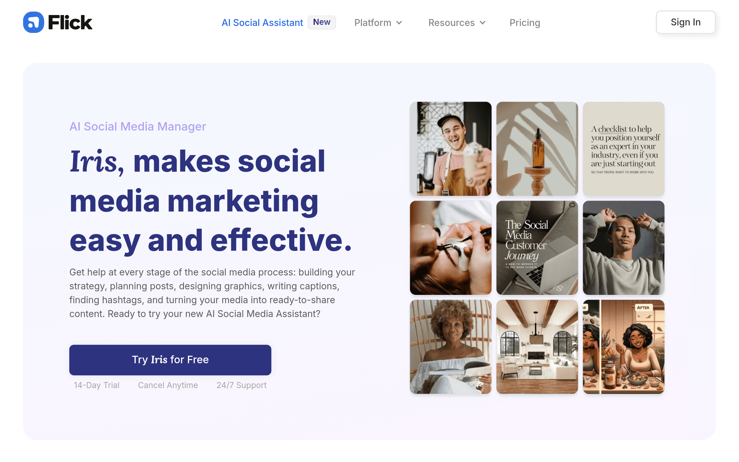 AI Social Marketing Assistant (Beta)