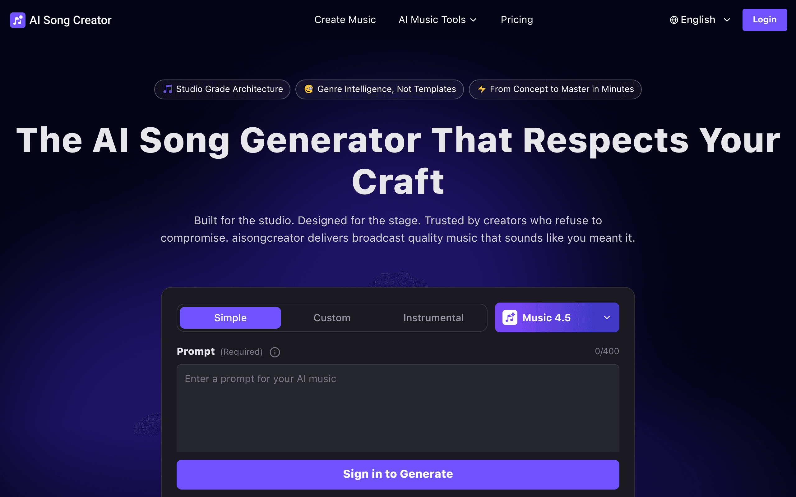 AI Song Creator Pro