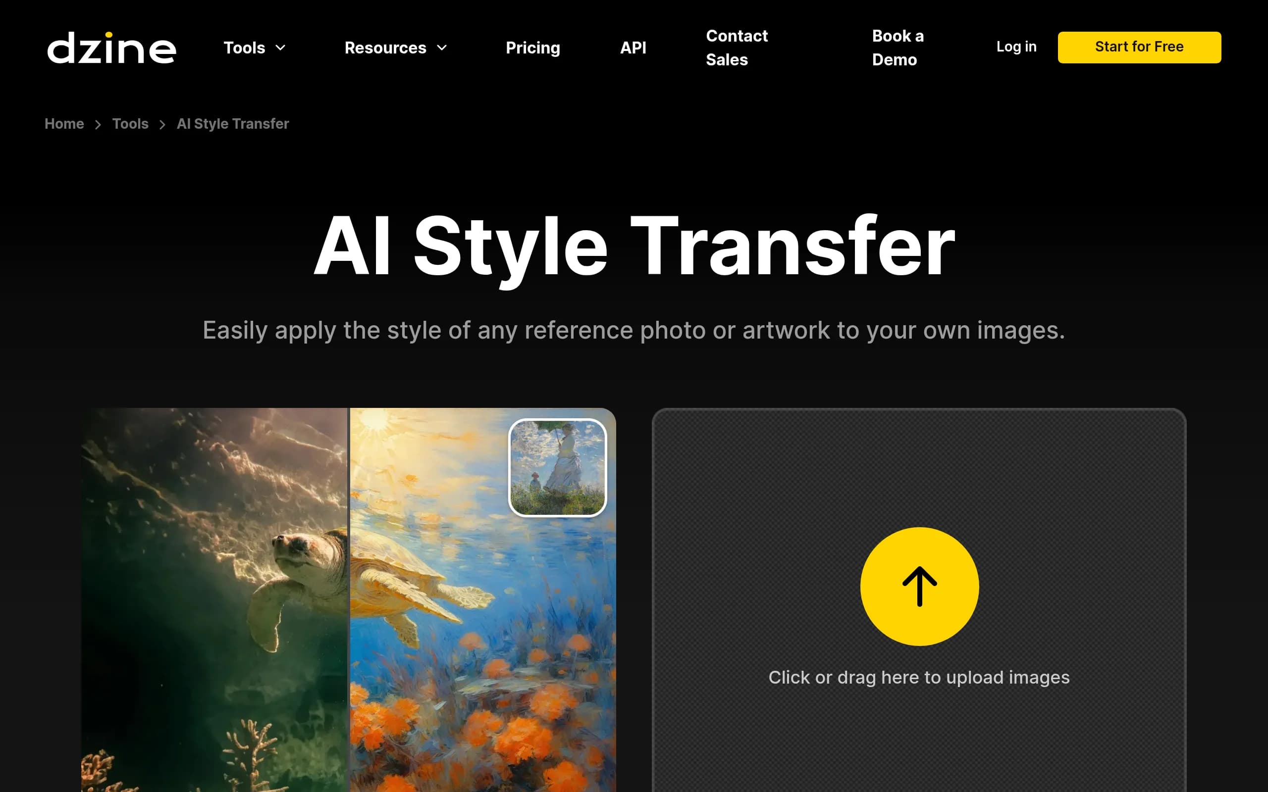 AI Style Transfer by Stylar
