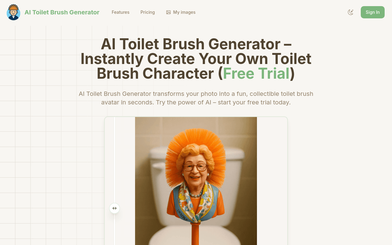 AI Toilet Brush Generator