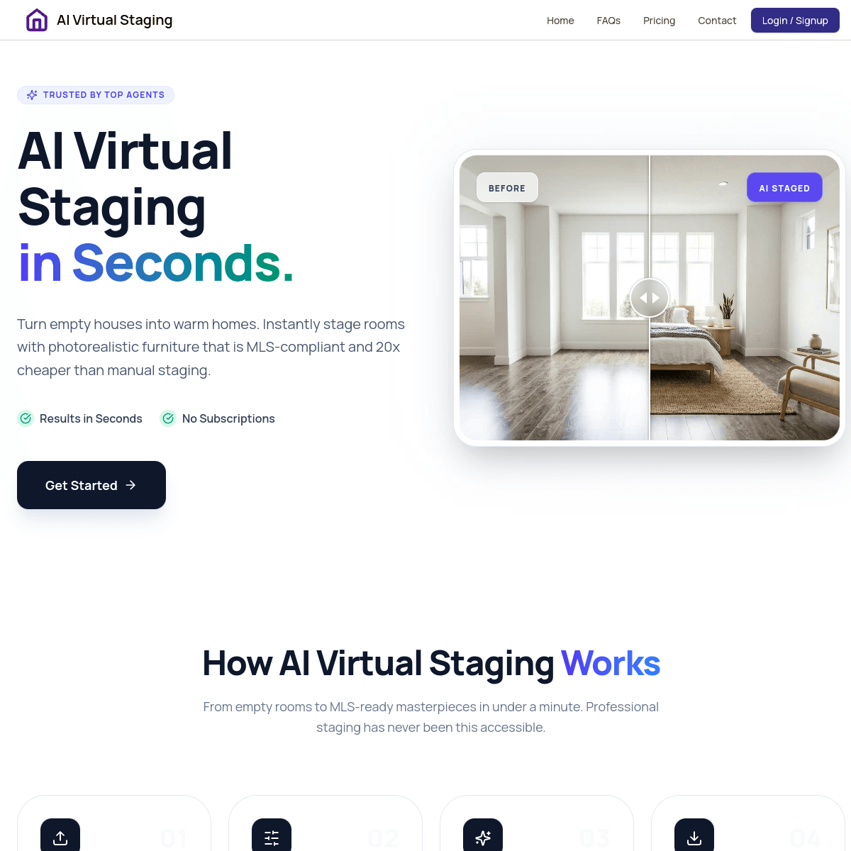 AI Virtual Staging