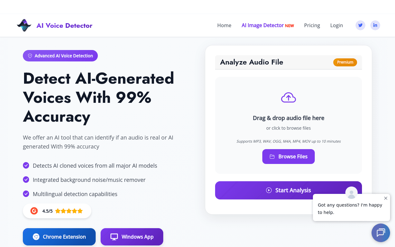 AI Voice Detector