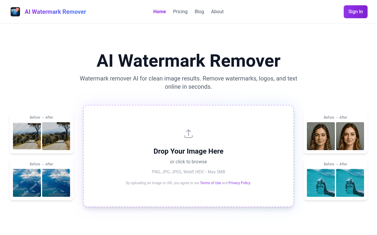 AI Watermark Remover