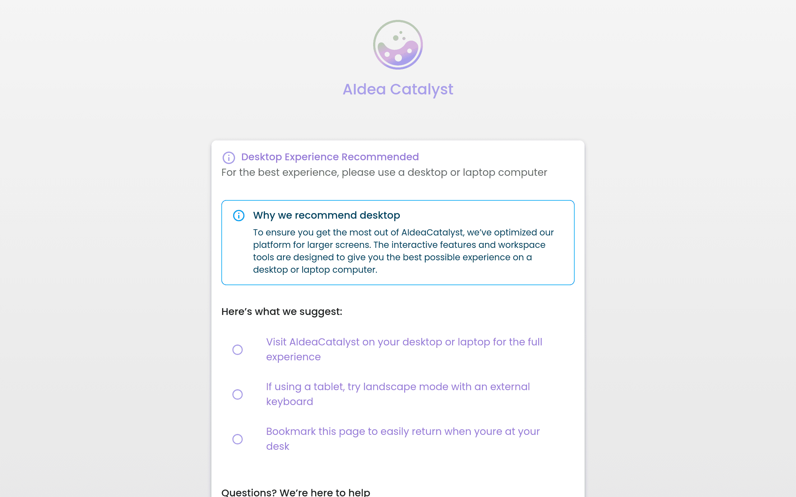 AIdea Catalyst