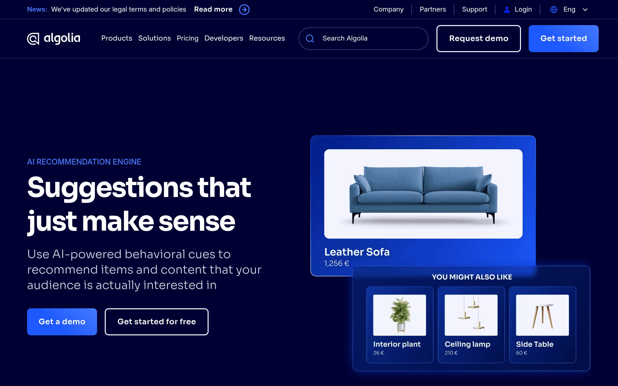 Algolia Recommend
