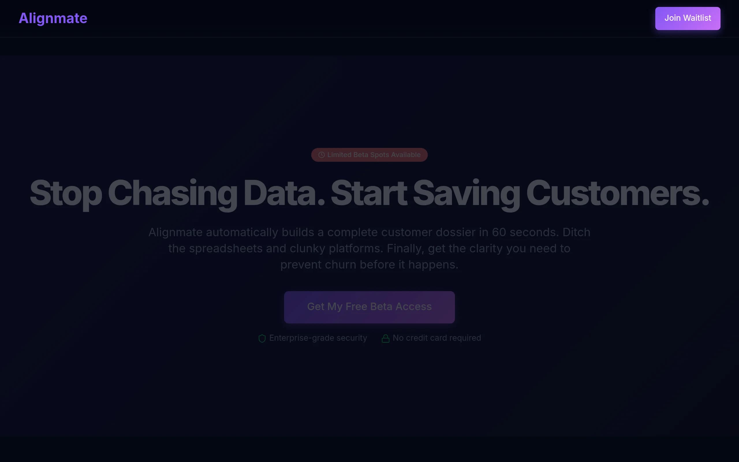 Alignmate — AI-Powered Customer Dossiers
