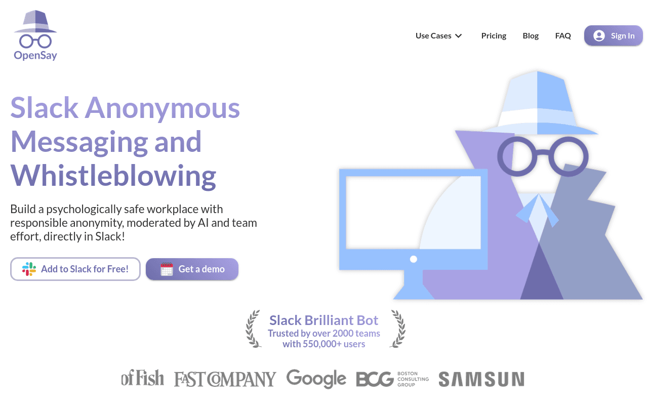 AnonymityBot for Slack