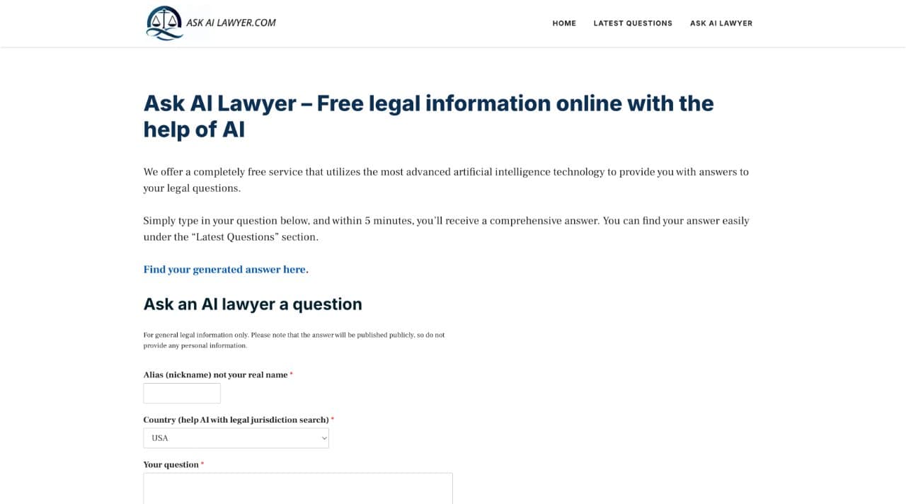 Ask AI Lawyer