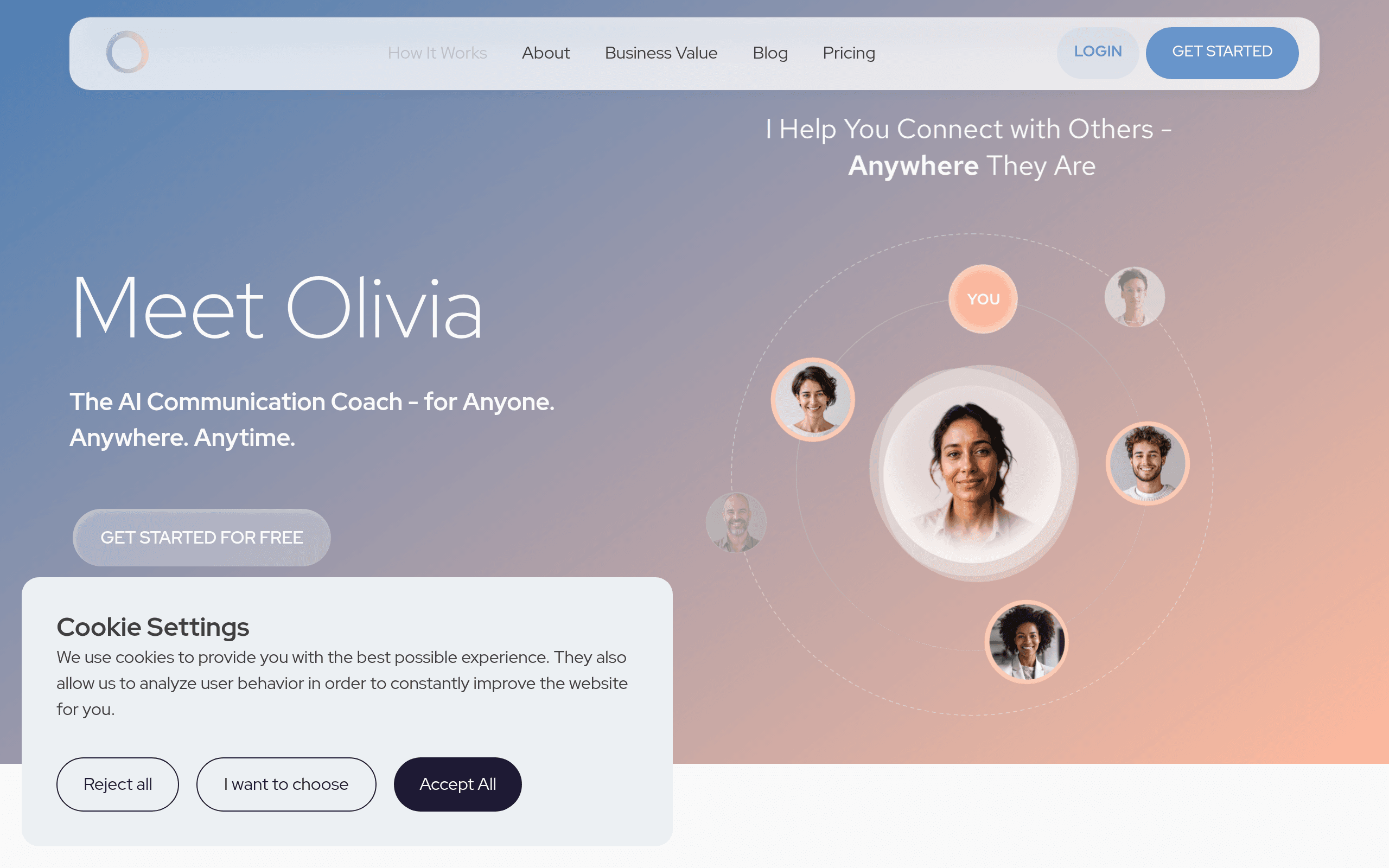 Ask Olivia - Your AI Communication Coach
