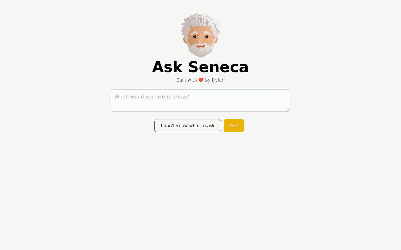 Ask Seneca