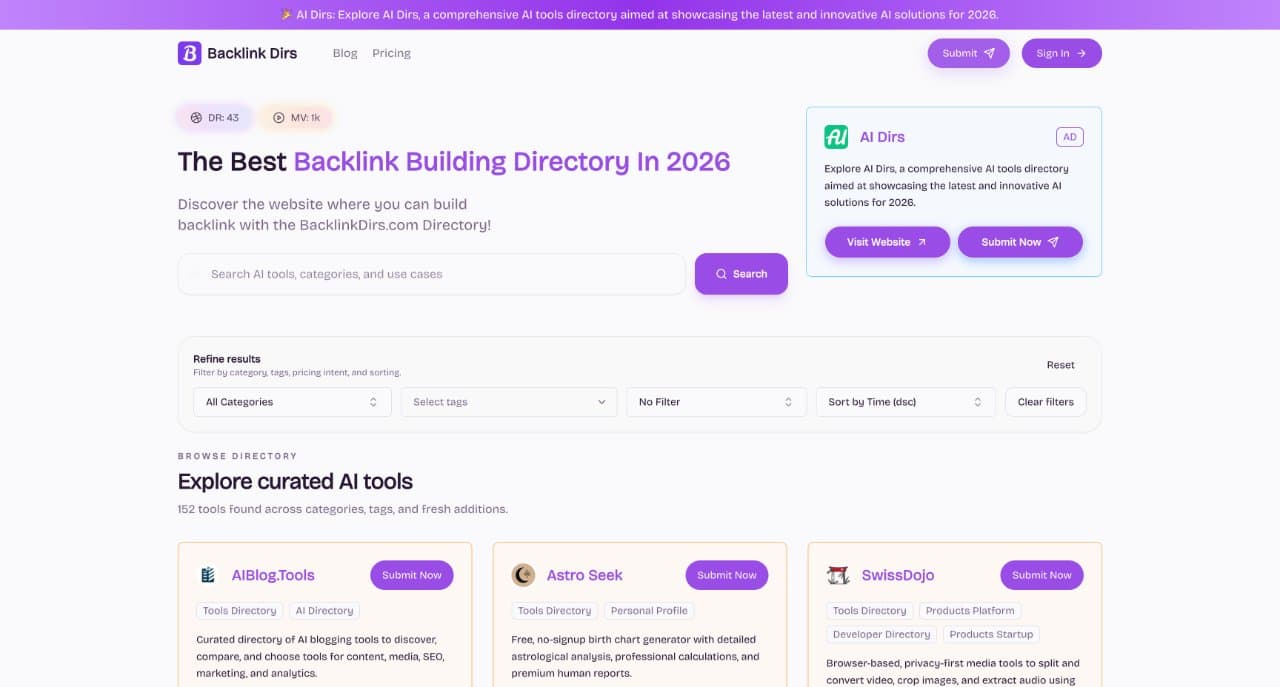 Backlink Dirs