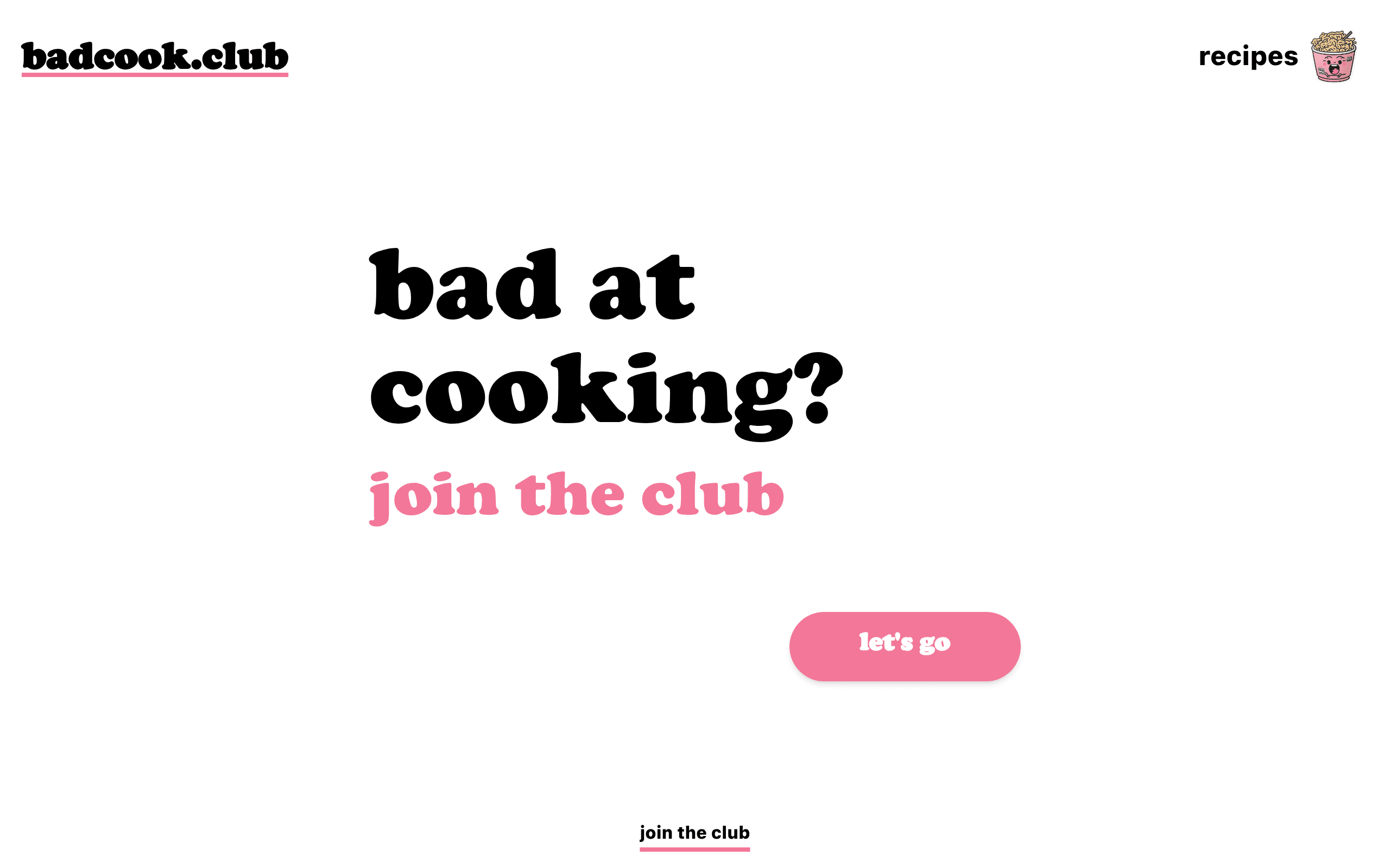 Bad Cook Club