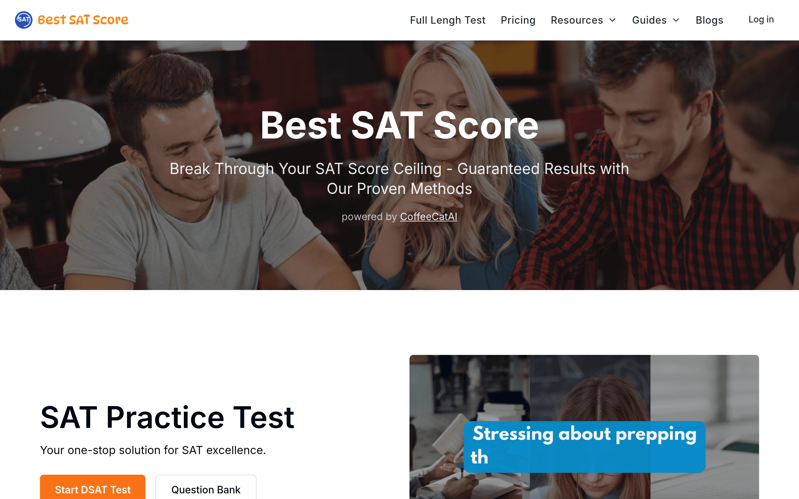 Best SAT Score