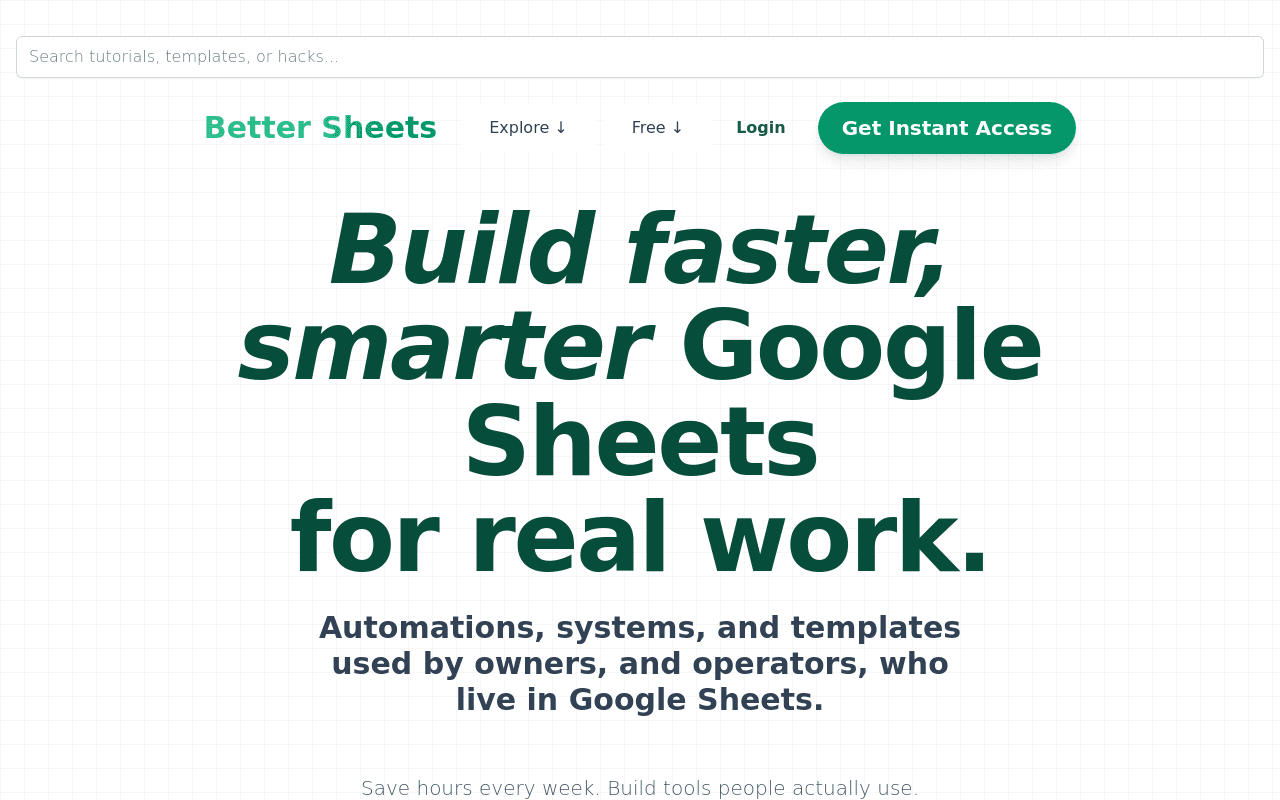 Better Sheets