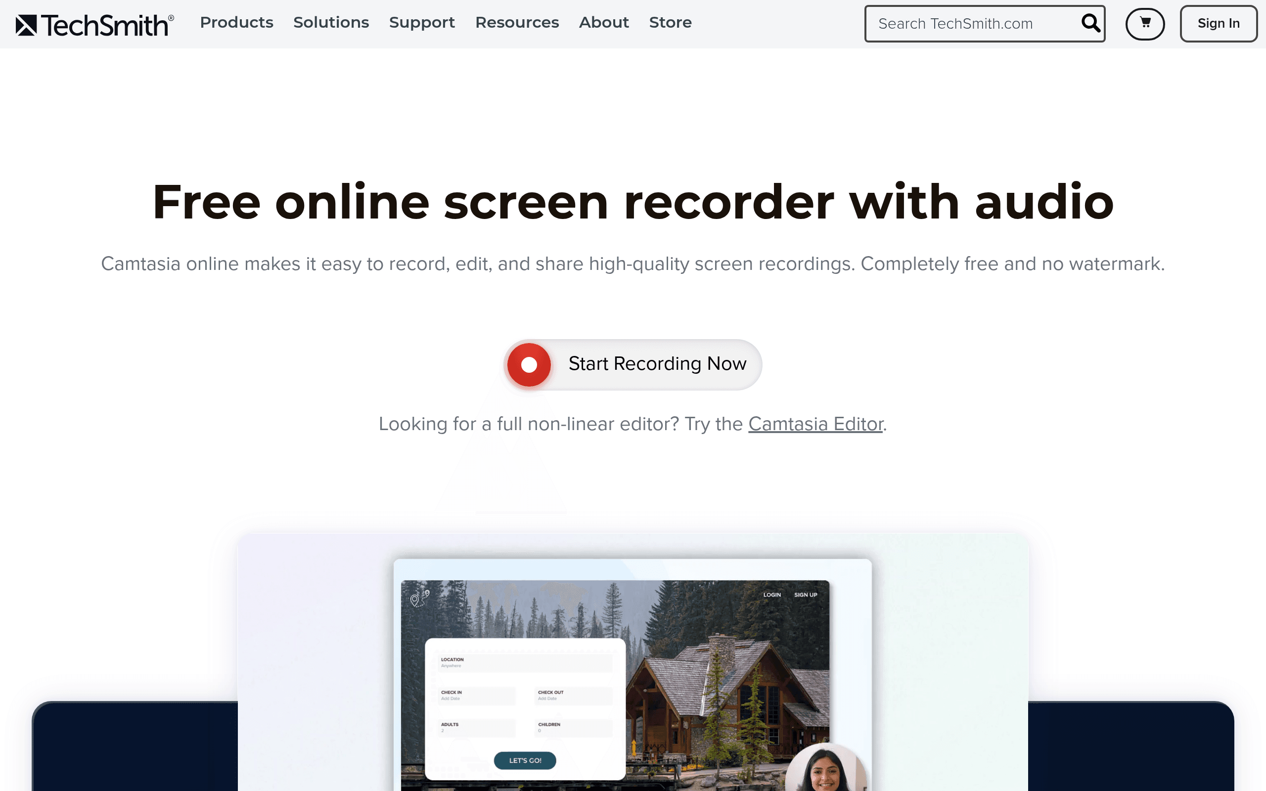 Camtasia online