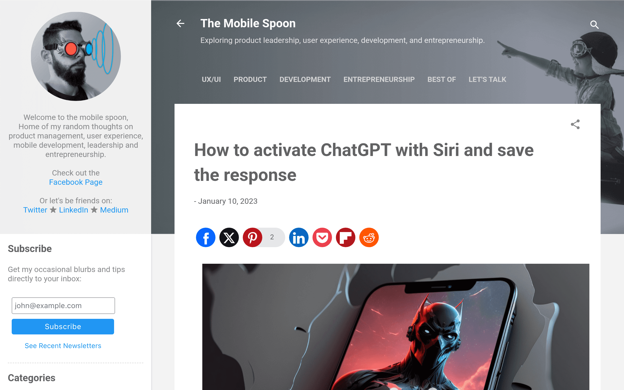 ChatGPT for Siri