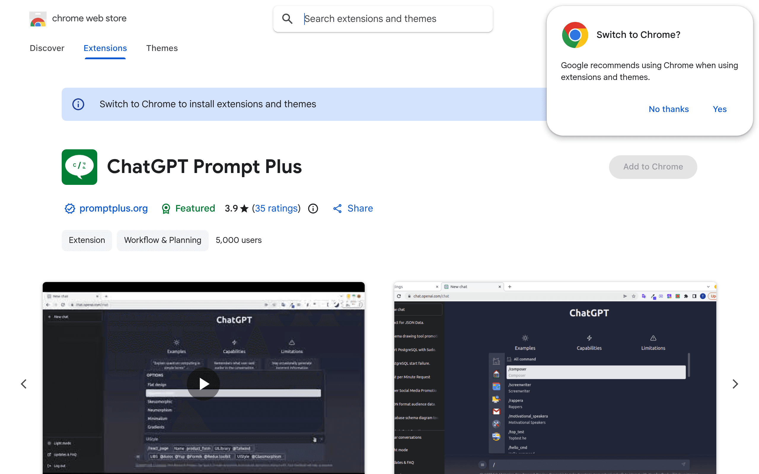 ChatGPT Prompt Plus