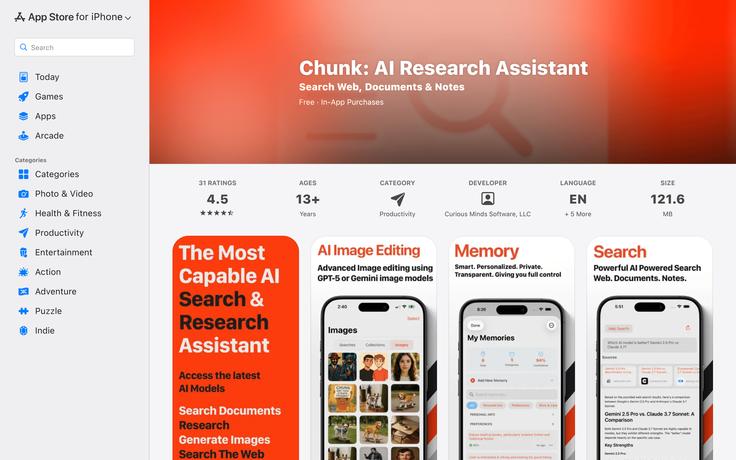 Chunk: AI Research Assistant