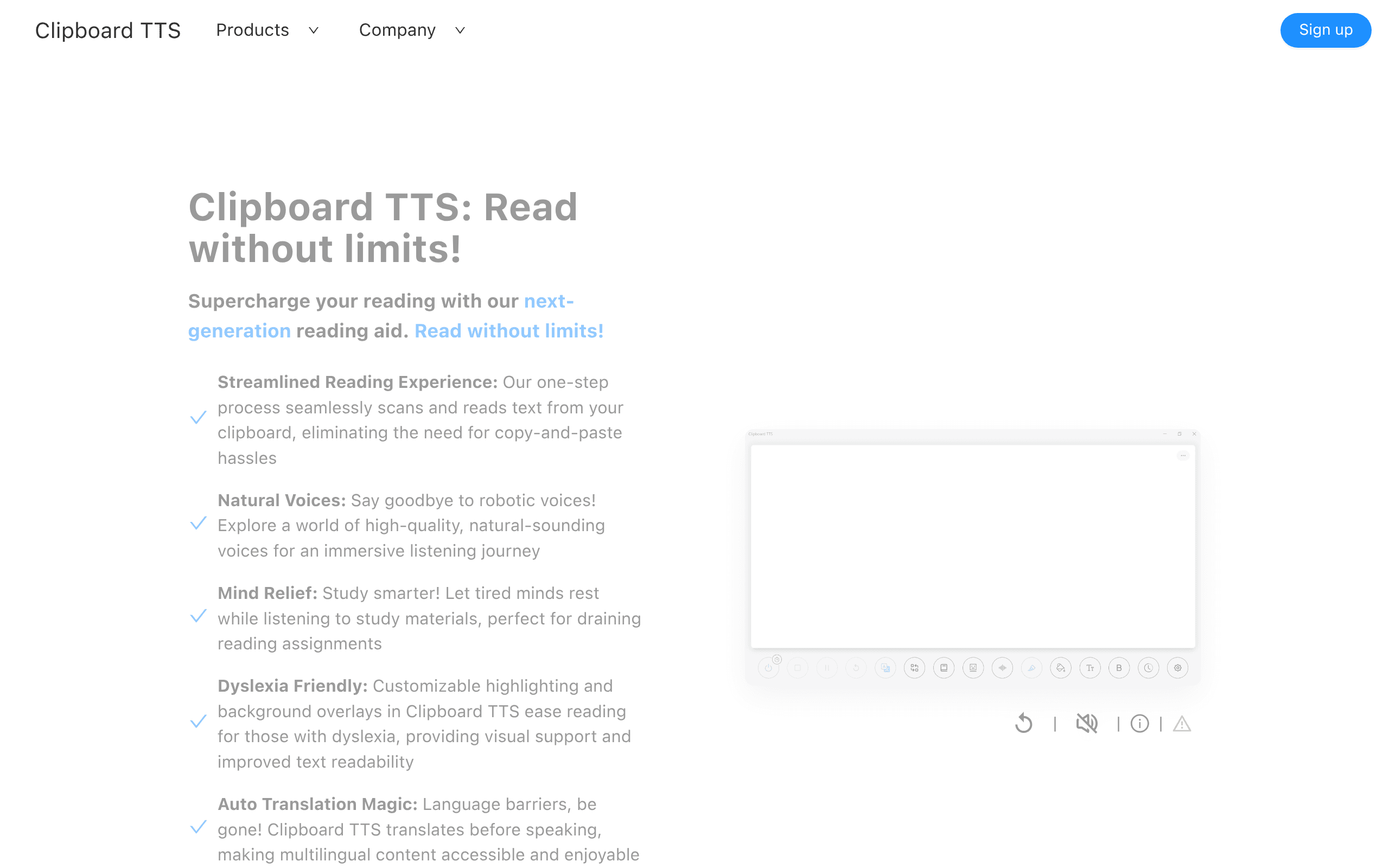 Clipboard TTS