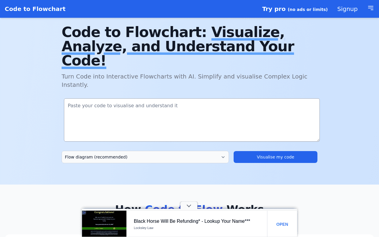 Code to Flow