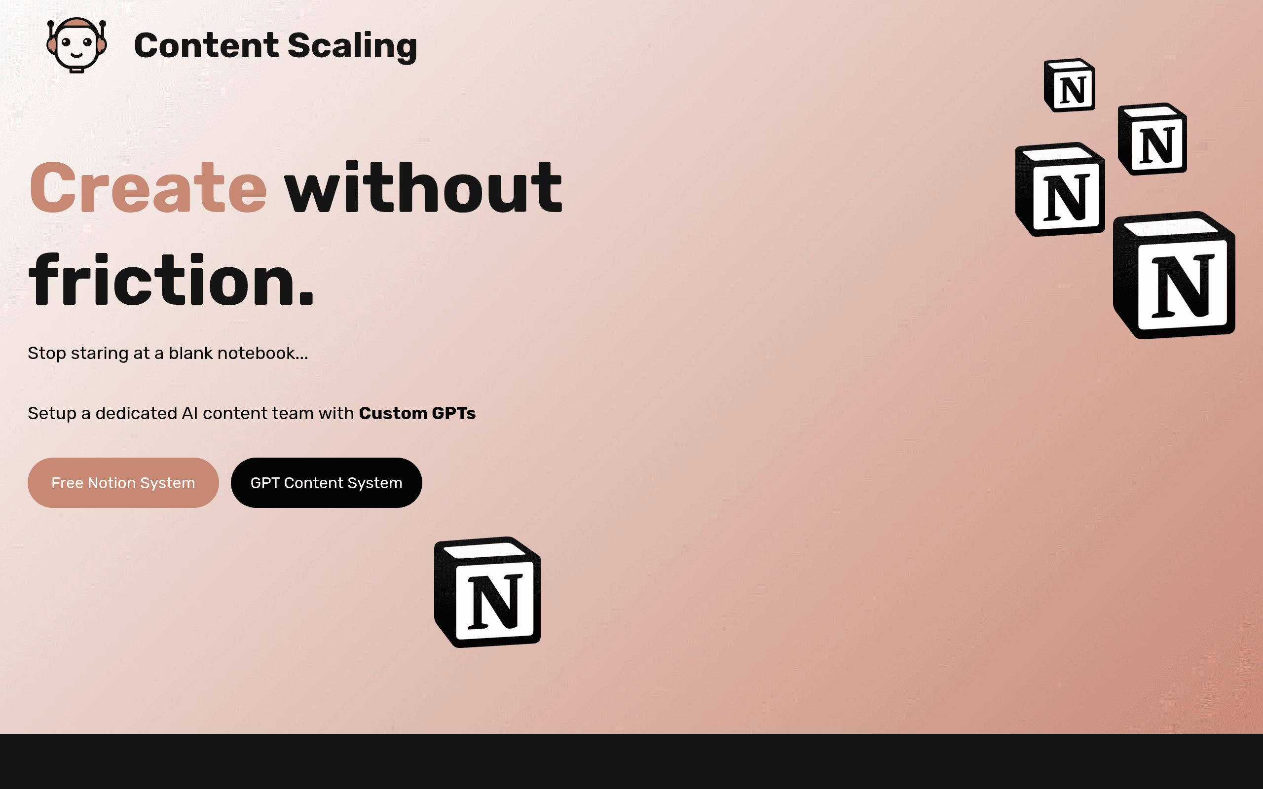 Content Scalling – Notion Content