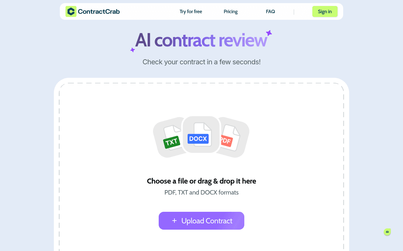 ContractCrab
