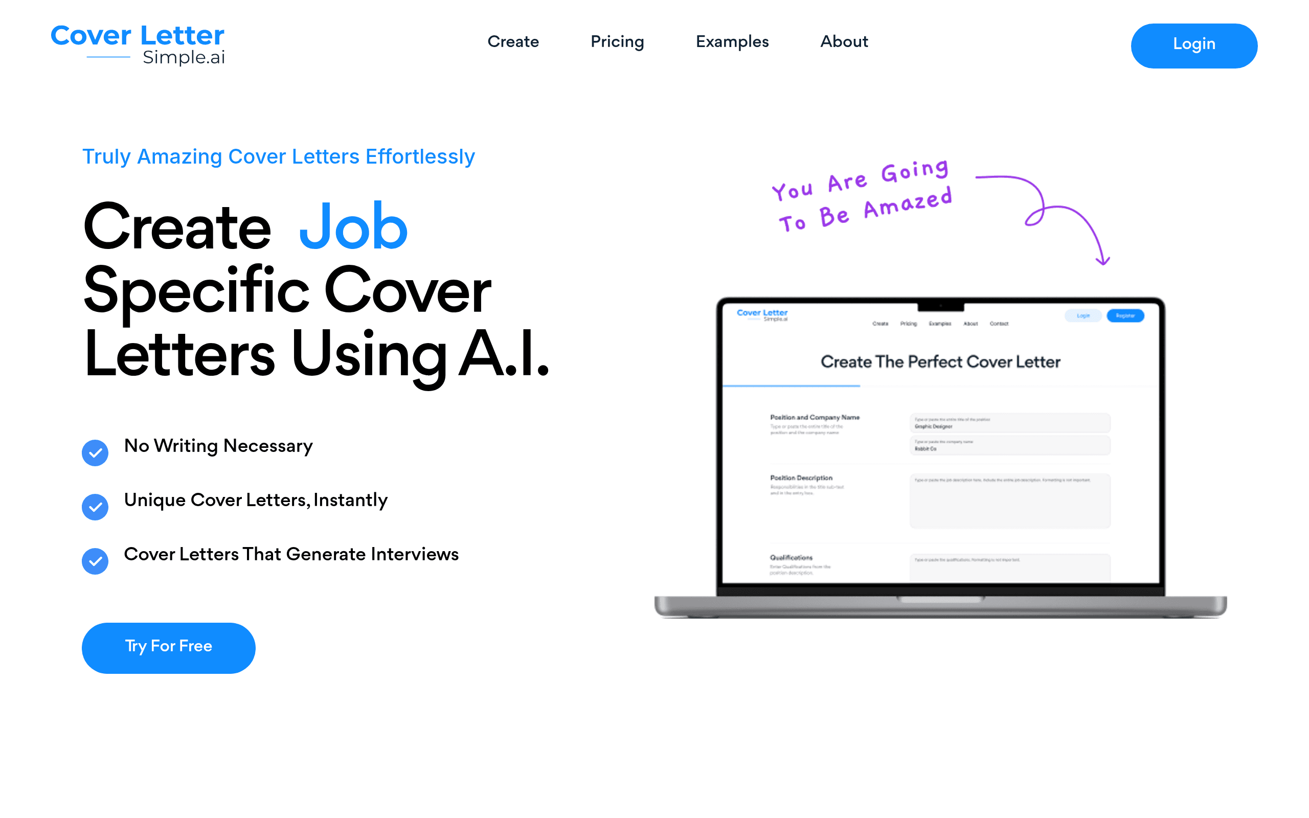 CoverLetterSimple.ai