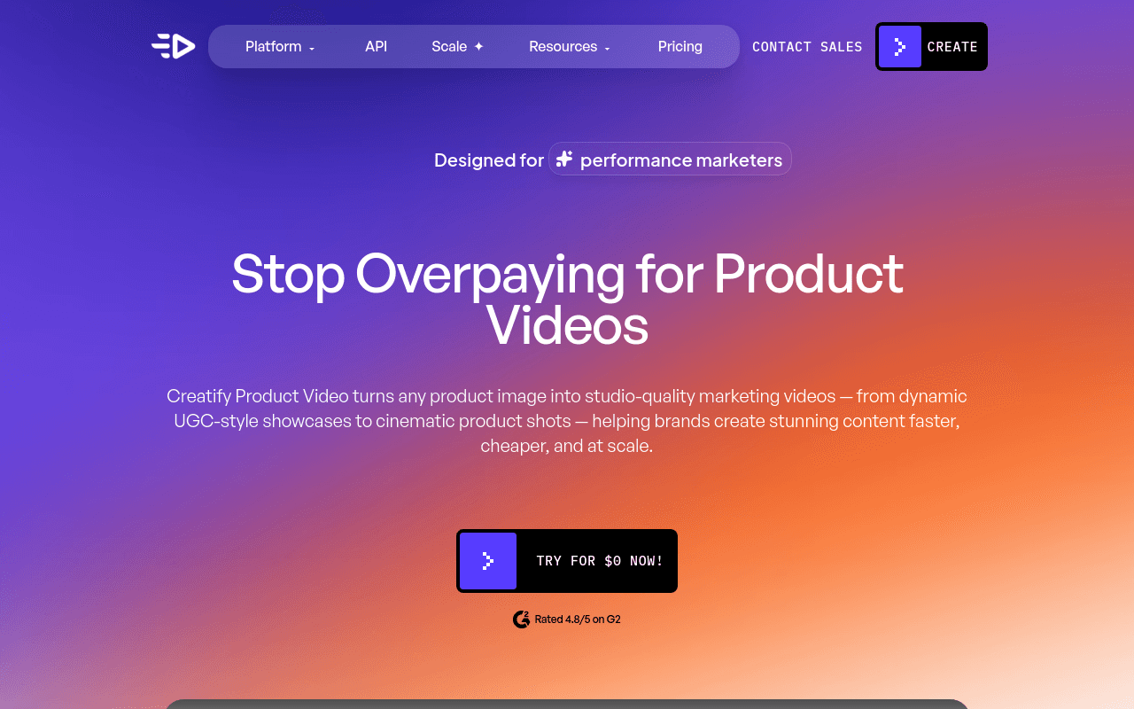 Creatify AI Product Video Generator