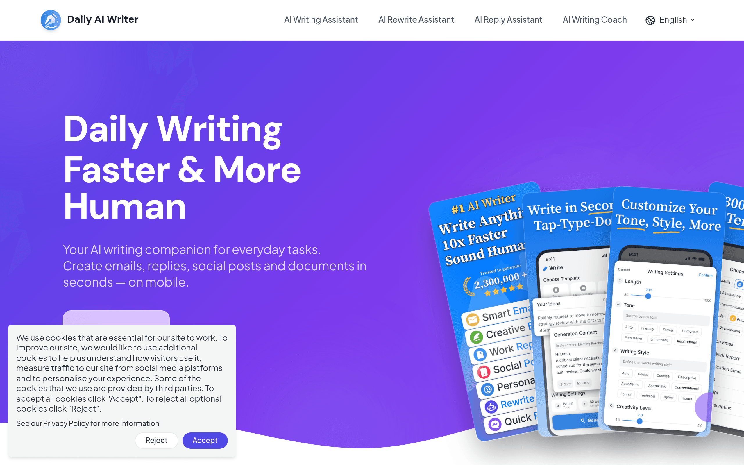 Daily AI Writer AI