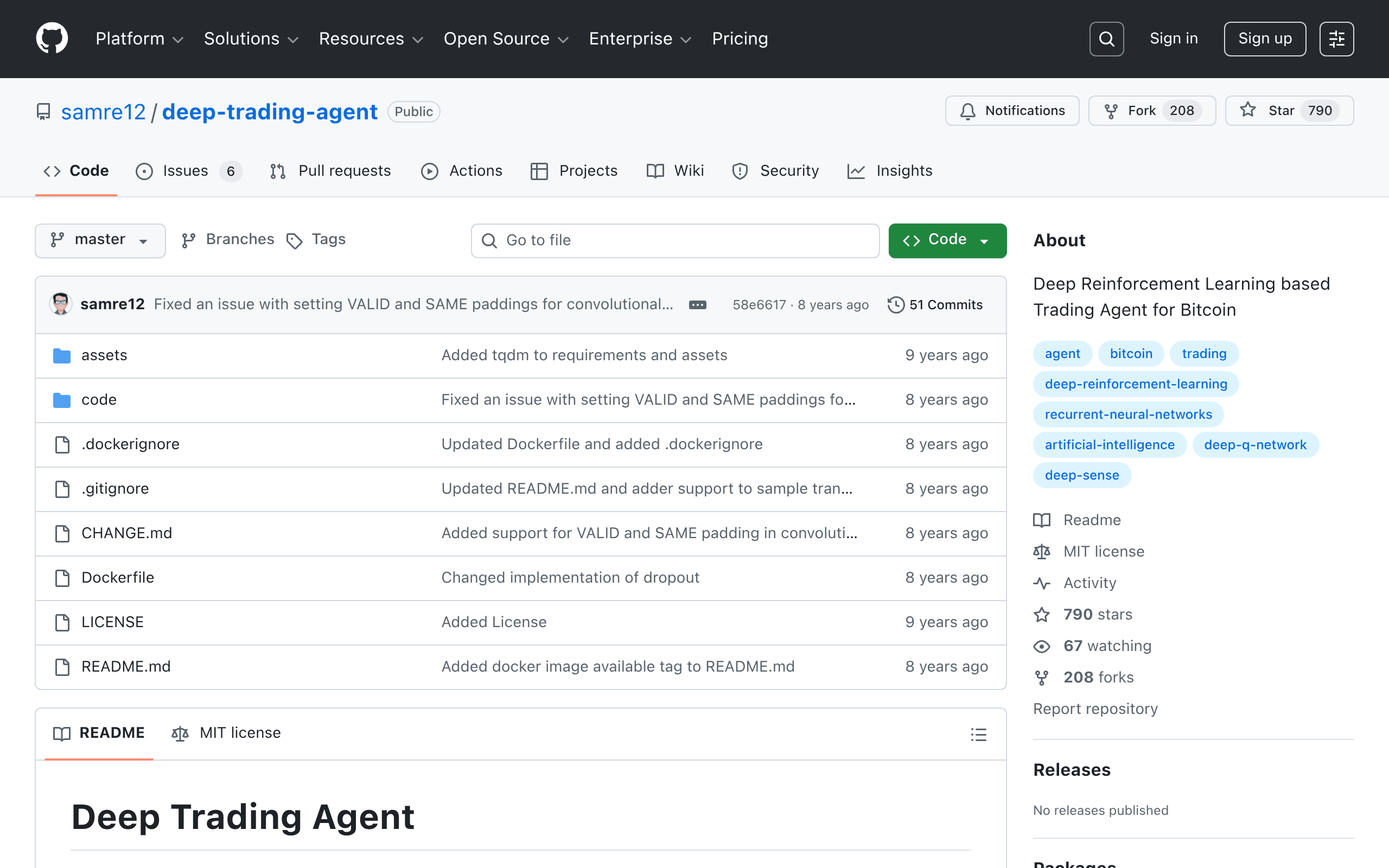 Deep Trading Agent