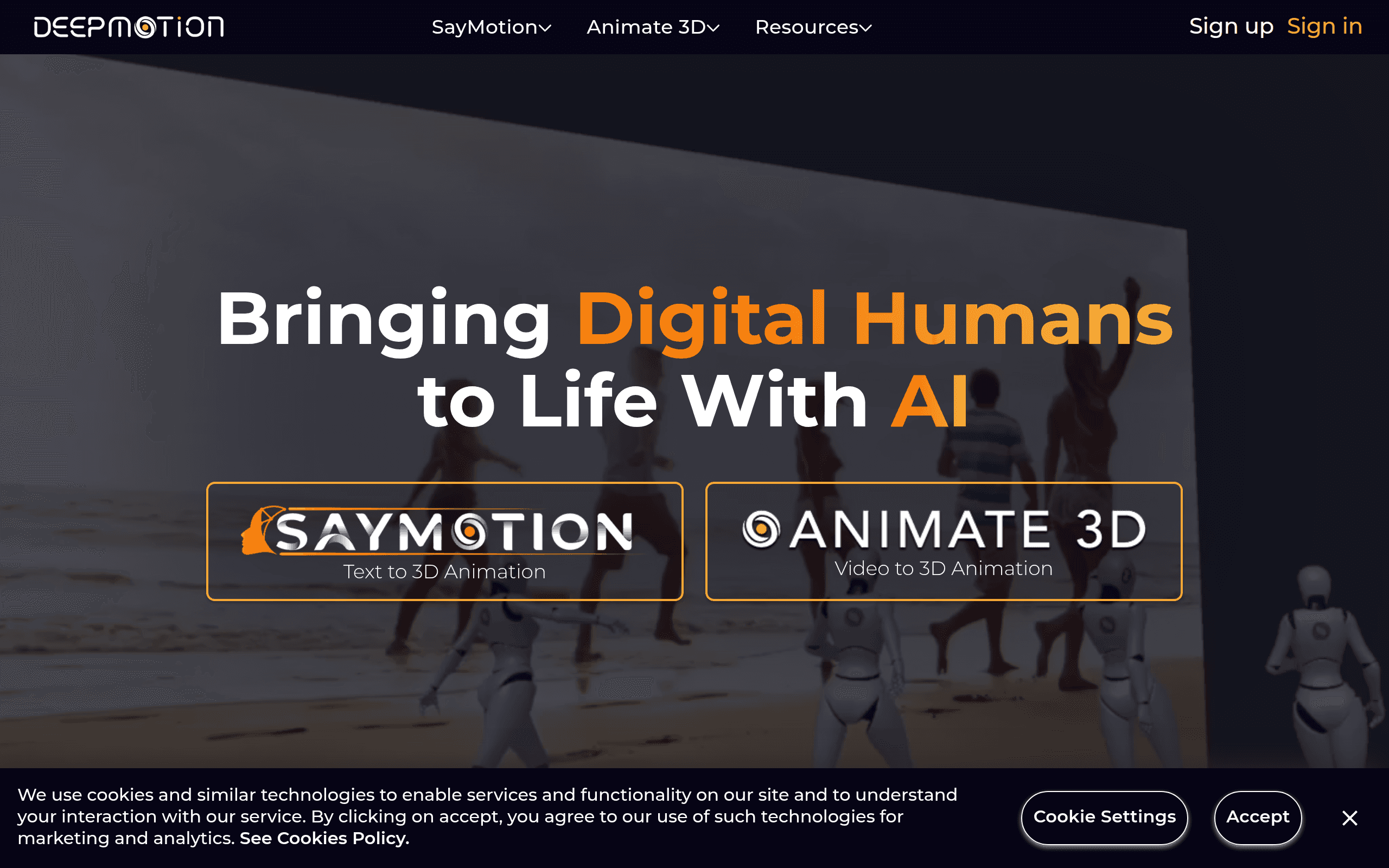 DeepMotion - Захват движения с помощью ИИ и Отслеживание Тела