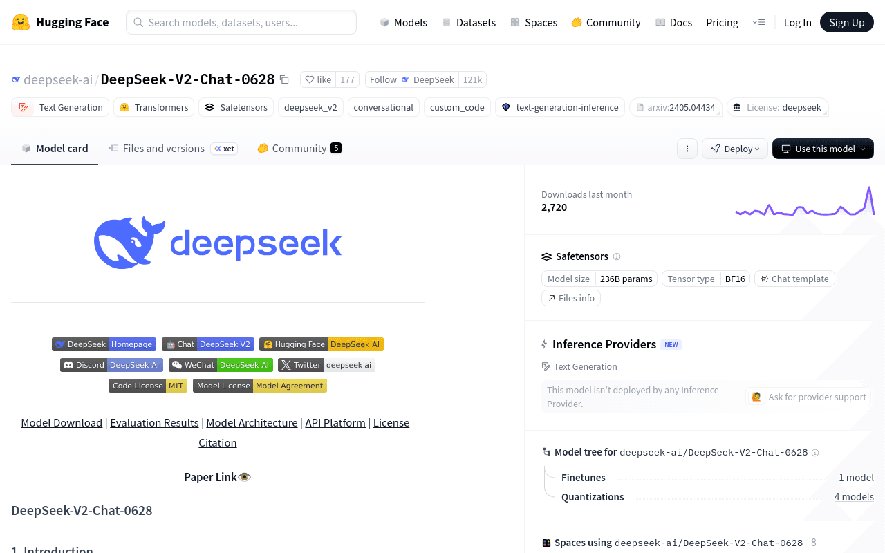 DeepSeek-V2-Chat-0628
