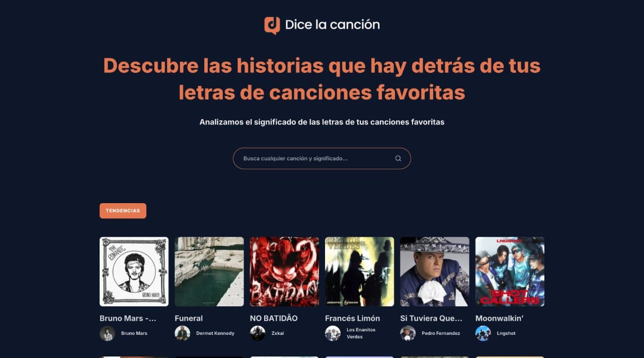 Dice la cancion