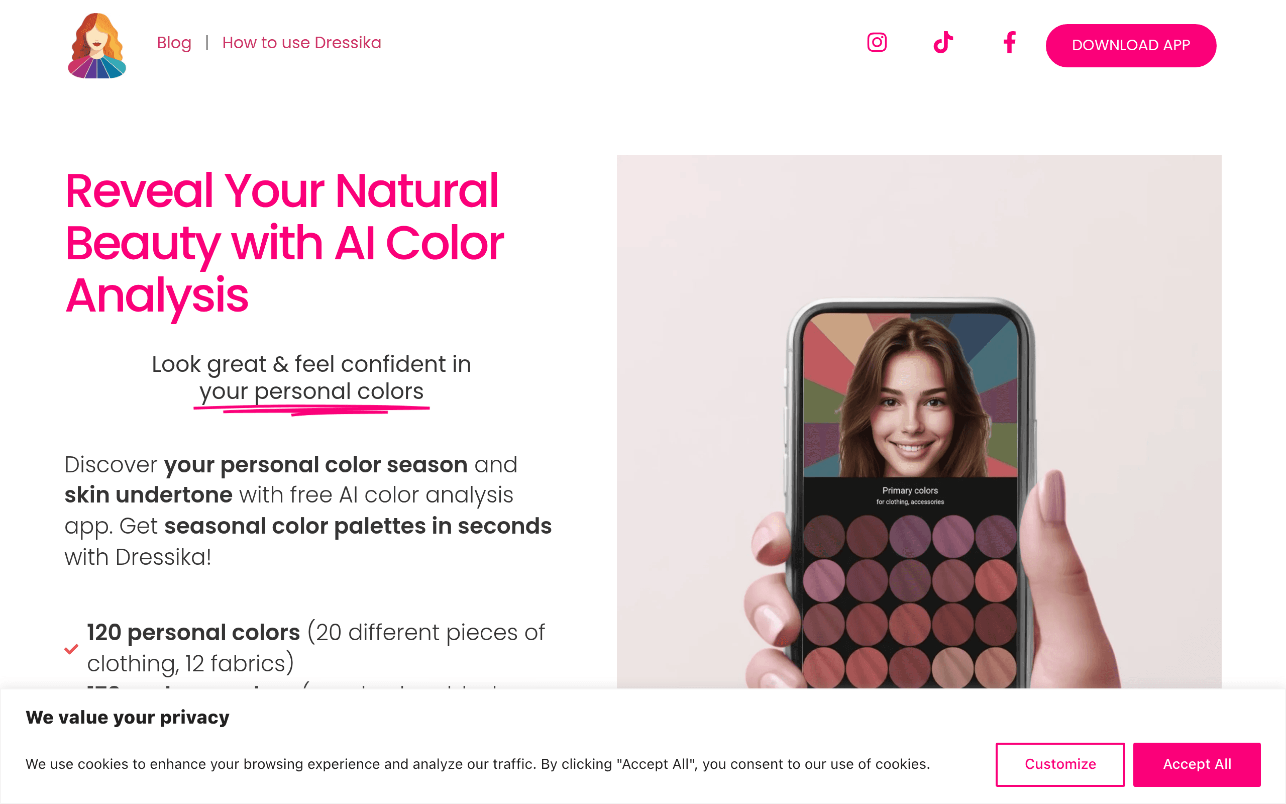 Dressika - AI Color Analysis