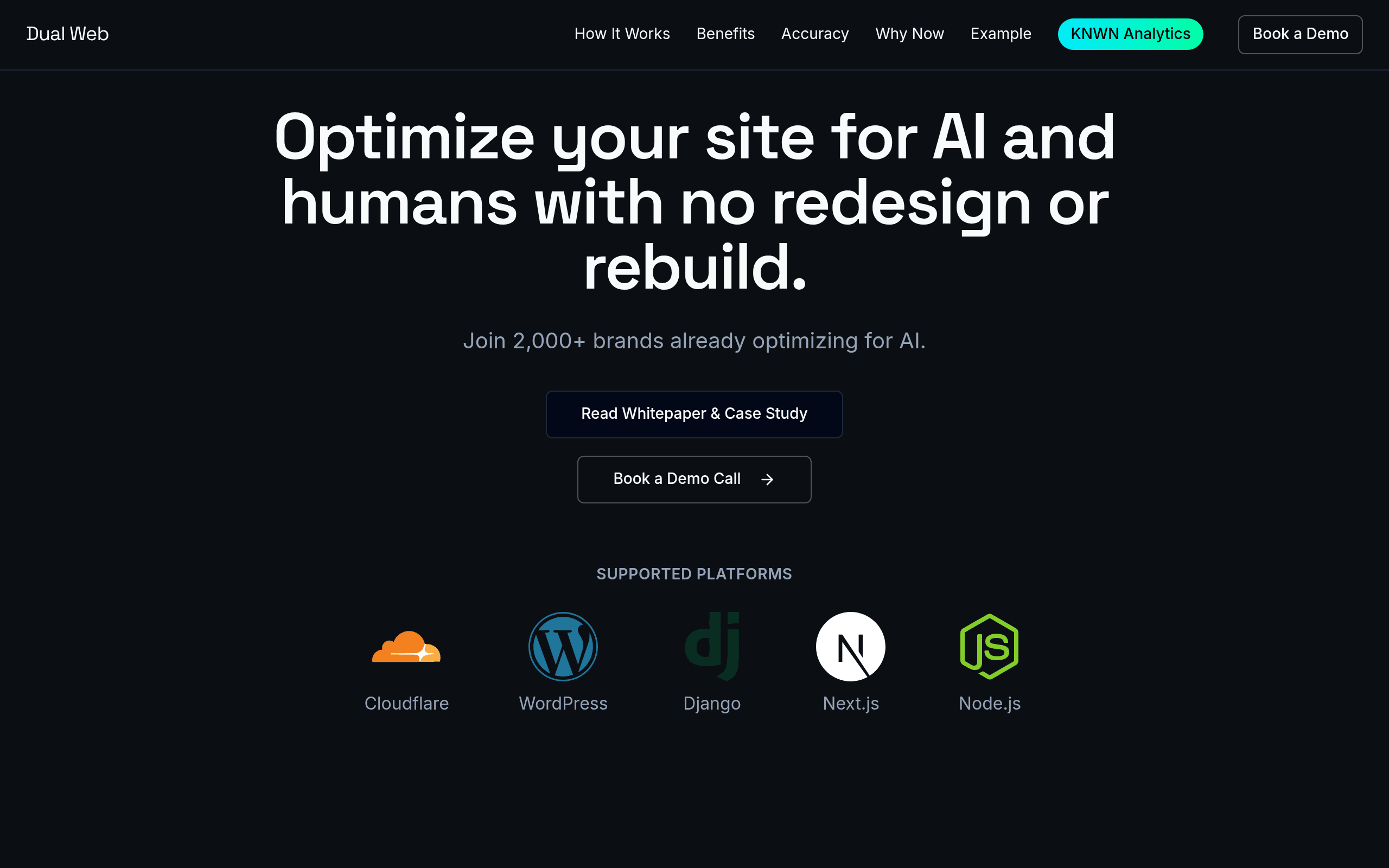 Dual Web