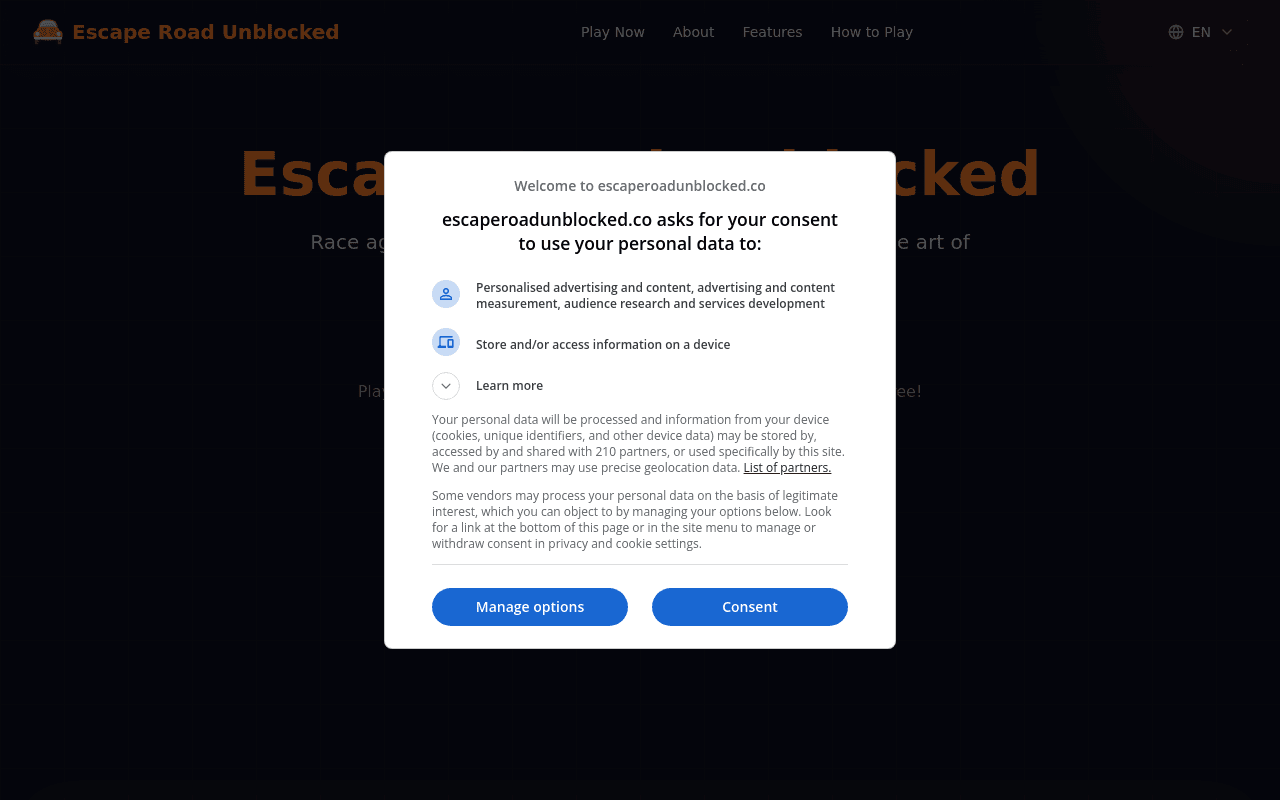 Escape Road Unblocked