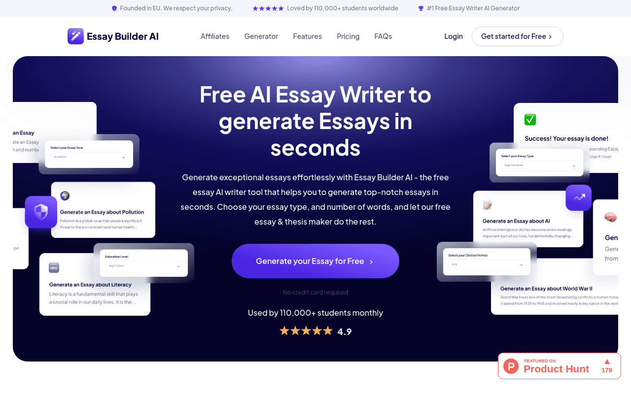 Essay Builder AI