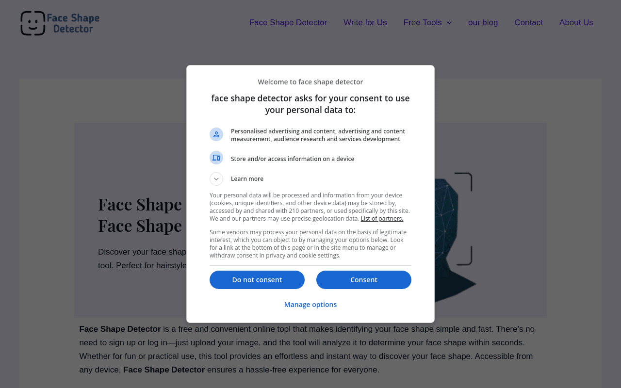 Face Shape Detector