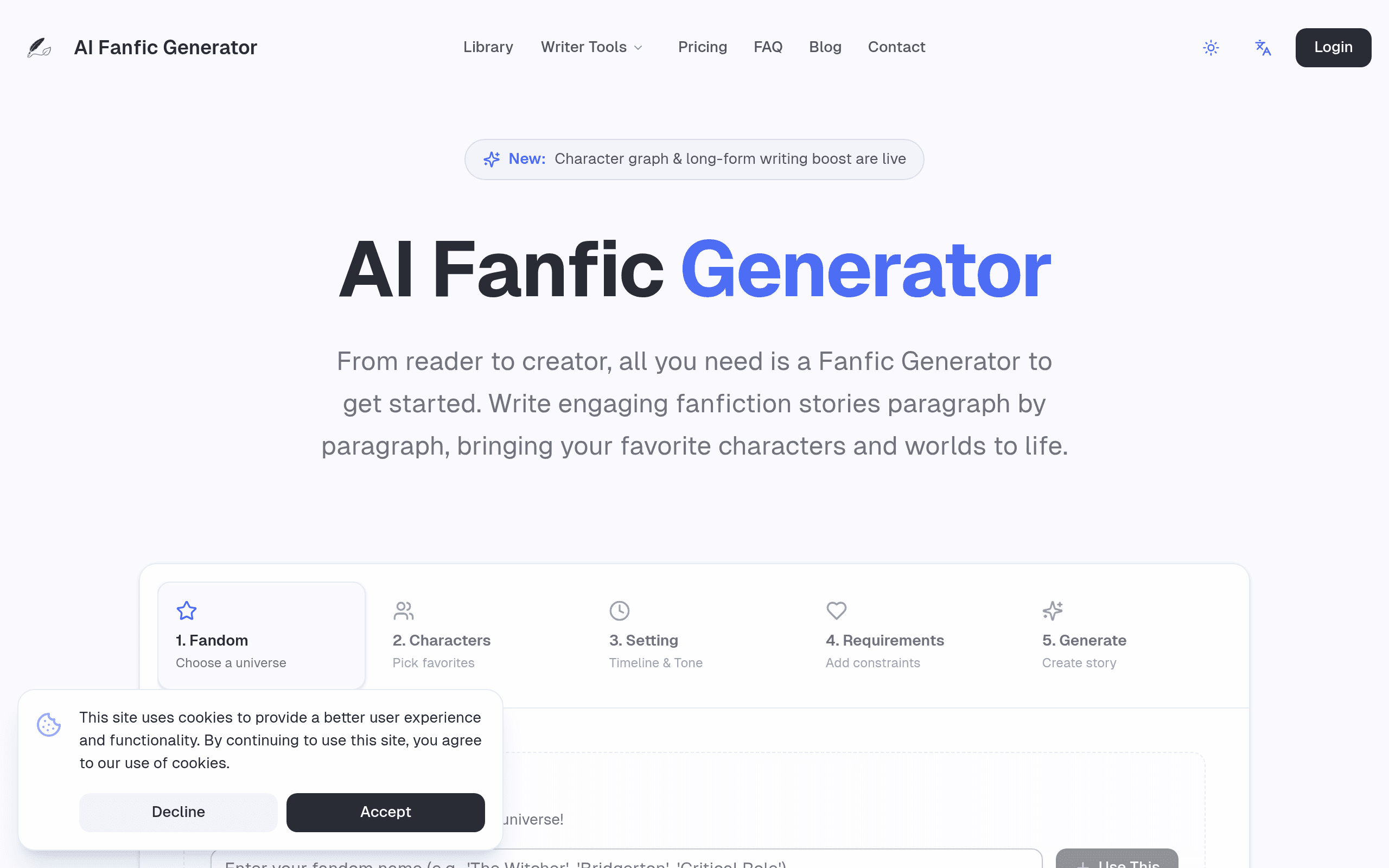 fanfic generator